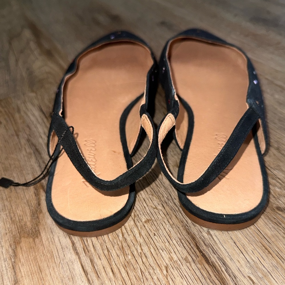 Madewell • Suede Margot Slingback Flats - Picture 9 of 11